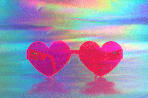 Hanny Ahern, Pink Heart Sunglasses